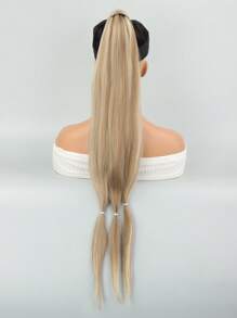 Long Braided Ponytail Extension For Biack Women 30 Inch Straight Wrap Around Long Ponytail Braid Extension Natural Soft Synthetic Hair Pieces For Women Daily Wear - Piano Color - View 4