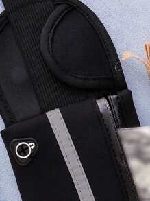 1 pieza Bolso para correr negro impermeable exterior - Negro - Ver 4