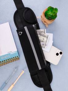 1 pieza Bolso para correr negro impermeable exterior - Negro - Ver 7