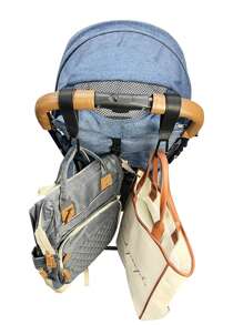 1 pair Stroller Dedicated Hook, Storage Bag Hook For Backpack, Electric Car, Universal Stroller Hook - Black - View 6