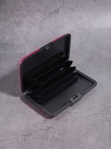 1pc Alloy Card Holder - Hot Pink - View 4