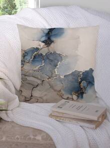 Marble Pattern Cushion Cover Without Filler, Modern Throw Pillowcase For Sofa, Home Decor - Multicolor - View 3