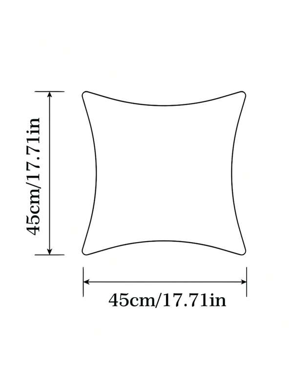 Leaf Print Throw Pillow Case, Modern Cushion Cover For Sofa, Pillow Insert Not Included, Home