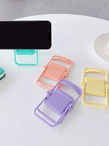 4pcs Chair Design Desktop Phone Holder - Multicolor - View 1