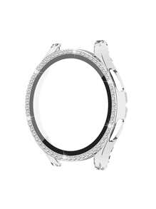 水鑽裝飾殼套兼容三星 Galaxy Watch 4/5 - 無色 - 查看 2