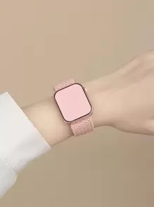 1pc Men Women Nylon Loop Watch Band Compatible With Apple Watch Band Compatible With Apple Watch 42mm 38mm 40mm 41mm 44mm 45mm 46mm 49mm Fashion Smart Watch Replacement Watch Strap For Series Ultra2 Ultra SE2 SE 11 10 9 8 7 6 5 4 3 2 1 For Women As A Gift For Students Returning To School