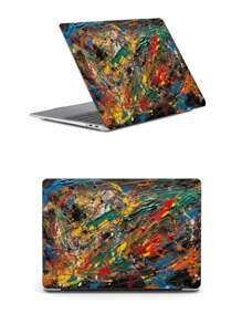 2 piezas Funda para ordenador todo estampado de plástico compatible con Macbook Air