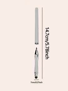 1 cái Bút cảm ứng màn hình cảm ứng hai đầu - trắng - Xem 7