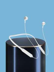 1雙白色TPR聚氨酯防水無綫耳機