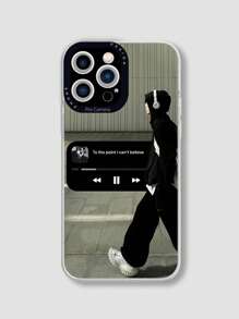 Funda de teléfono de TPU con tema musical compatible con teléfonos Apple y - Multicolor - Ver 1