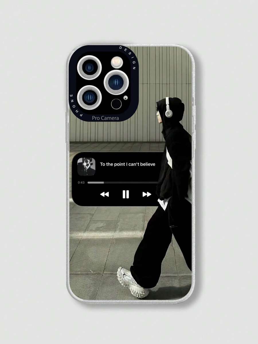 Funda de teléfono de TPU con tema musical compatible con teléfonos Apple y - Multicolor - Ver 1