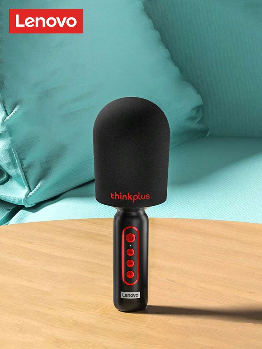 1入組字母圖案有線麥克風適用於聯想 - 黑色 - 查看 1