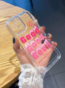 Letter Graphic Fashion Design Phone Case For Daily Use