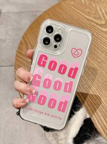 Letter Graphic Fashion Design Phone Case For Daily Use