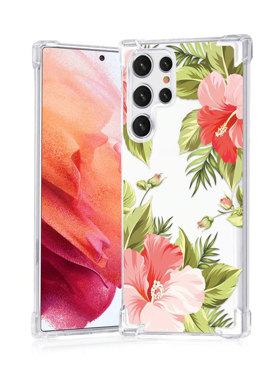 花卉圖案防摔手機外殼 - 彩色 - 查看 1