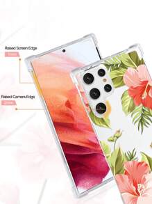 花卉圖案防摔手機外殼 - 彩色 - 查看 3