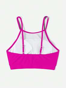 SHEIN Swim Damskie Tankini Prosty Casual