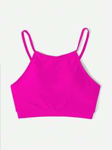 SHEIN Swim Damskie Tankini Prosty Casual