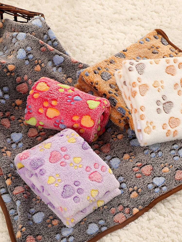 1 pièce Serviette de bain avec motif de patte pour amateurs de chiens/chats et mamans de chiens/chats. Cadeau aléatoire pour les amateurs d'animaux de compagnie. - Multicolore - Voir 7