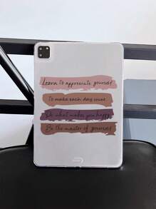 標語圖案保護套適用於iPad - 彩色 - 查看 1