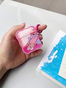 卡通兔子圖案耳機殼適用於Airpods - 彩色 - 查看 3