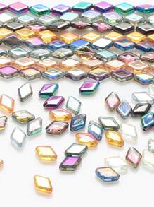 20pcs/pack Random Color Glass Bead DIY Jewelry Accessory - Multicolor - View 1