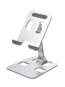 Điện thoại di động Đứng Bàn làm việc Hợp kim nhôm Gấp lại Có thể mang đi Viên thuốc Tận tụy Có thể điều chỉnh Nâng Kịch Creative Cái giá - Bạc - Xem 7