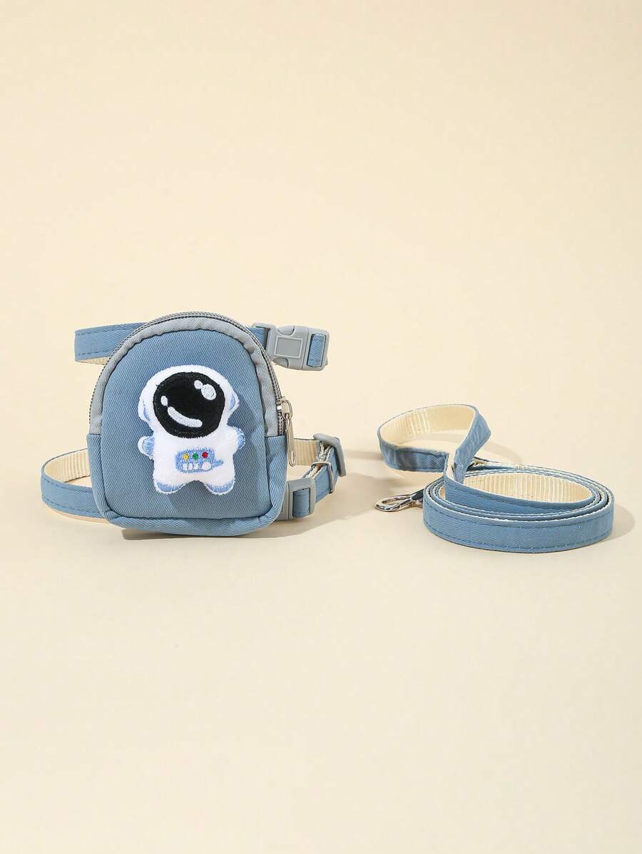 1set Astronaut Decor Pet Leash & Harness For Dog For Anti-lost