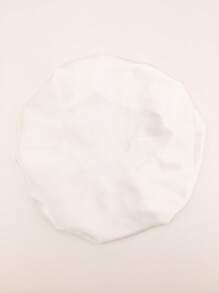 1入組緞面帽子睡覺用絲質帽子捲髮大帽子夜間睡眠帽寬帶適合女孩和女士