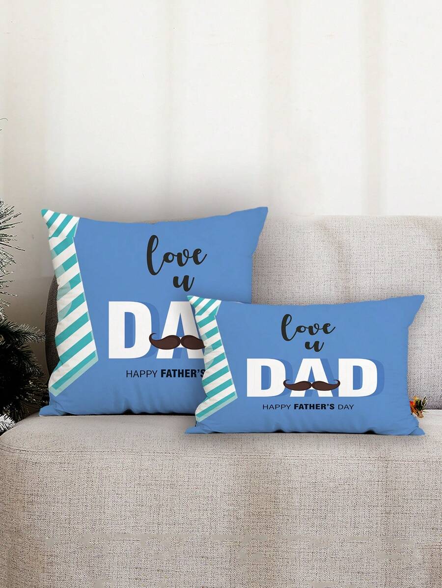 1 Chữ Đồ Họa Đệm Mà Không Cần Chất Độn, Gối Hiện Đại Cho Ngày Của Cha - Nhiều màu - Xem 1