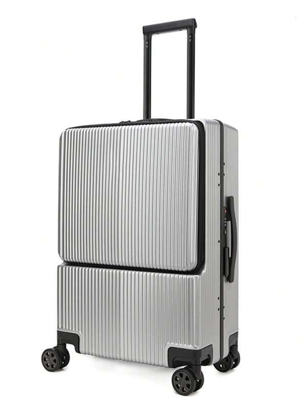 Silver Suitcase Wet Dry Separation Pocket SHEIN USA