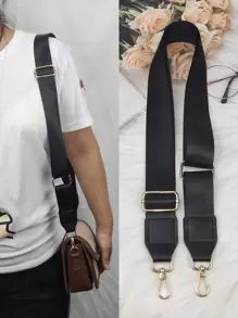 Minimalist Black Wide Adjustable Bag Strap Replaceable Bag Accessories DIY Accessories Adjustable Replacement Shoulder Strap Stylish Durable - Black - View 1