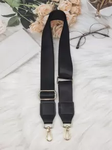 Minimalist Black Wide Adjustable Bag Strap Replaceable Bag Accessories DIY Accessories Adjustable Replacement Shoulder Strap Stylish Durable - Black - View 3
