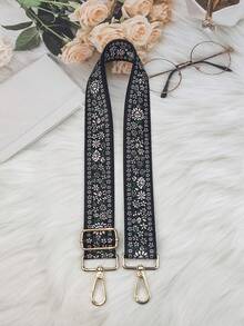 花卉圖形寬可調式包帶可替換包裝配件 DIY 配件可調式肩帶禮品裝飾禮品配件