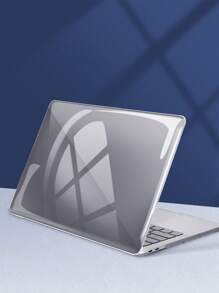 2pcs Clear Laptop Case Compatible With Macbook - Black - View 6