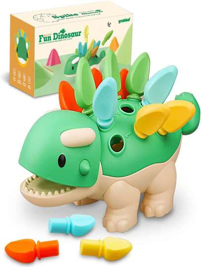 1set Kids Dinosaur Shaped Matching Toy