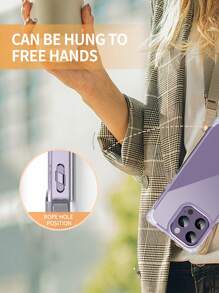 四角超級防摔軟邊手機殼 - 無色 - 查看 3