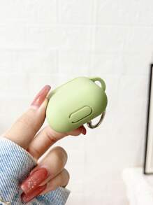 Funda de silicona unicolor complatible con Airpods - Verde - Ver 3