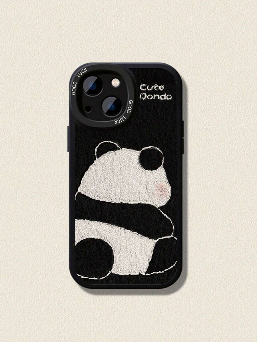 Handyhülle mit Cartoon Panda Muster, - Verschiedenfarbig - Übersicht 1