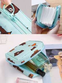 Women's Sanitary Napkins Bag Storage Mini Cosmetic Bags Organizer Female Makeup Pouch Tampon Pack