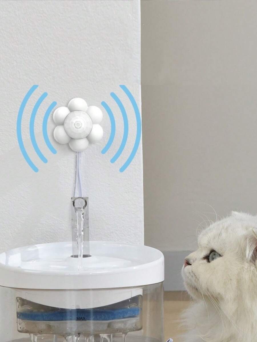 1入組電動寵物飲水器適用於狗狗和貓適用於誘導喝水