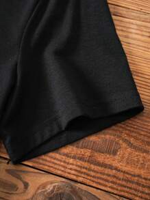 INAWLY Camiseta con estampado geométrico