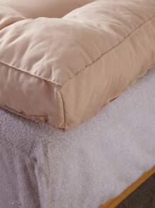 1入組床墊墊，秋冬暖床墊罩，絎縫蓬鬆床墊保護套，伸展 20英寸深，可機洗 - 駝色 - 查看 4