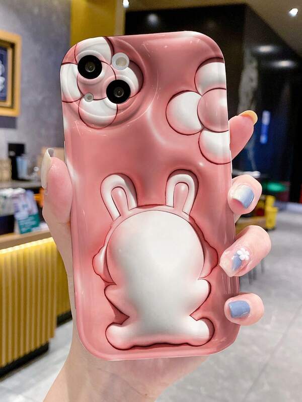Rabbit Pattern Phone Case SHEIN USA