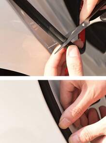 5 meters rubber car silent B-type sealing strip Door protection strip Auto self-adhesive door sound insulation strip universal type