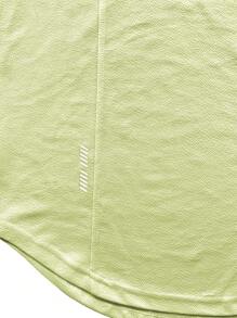 Manfinity Sport PWRUP Hombres Top tank deportivo con cordón bajo curvo con capucha - Albaricoque - Ver 4