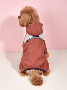 1 bình gia vị di động, hộp gia vị đồ họa khẩu hiệu PP hiện đại cho nhà bếp - Đỏ - Xem 1