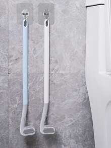 1pc Long Handle Cleaning Brush - Blue - View 7