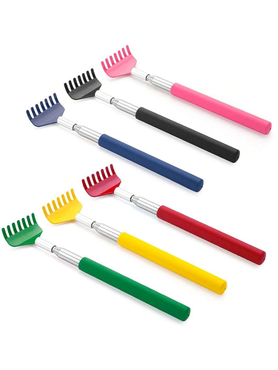 One Black Extendable Back Scratcher, A Must-Have Item For Home - Black - View 1