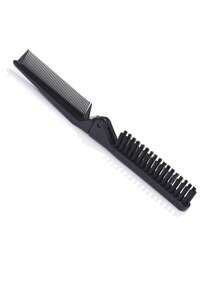 Foldable Hair Comb - Black - View 2